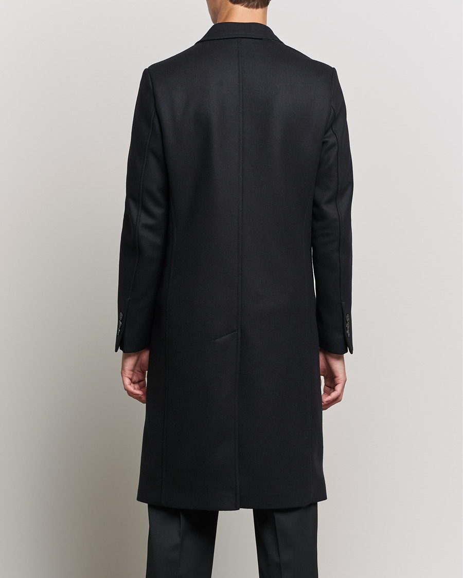 Heren | Jassen | HUGO | Miroy Wool Double Breasted Coat Black