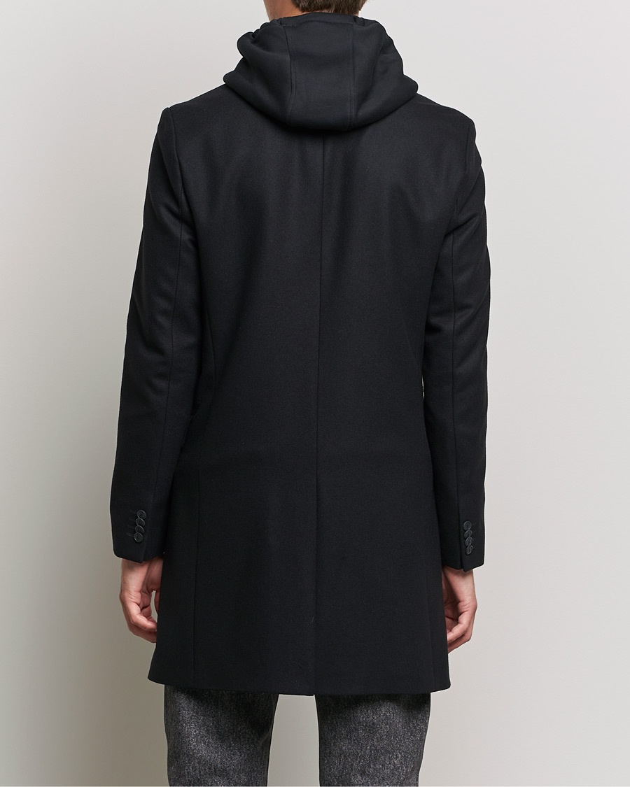 Heren | Jassen | HUGO | Migor Wool Coat Black