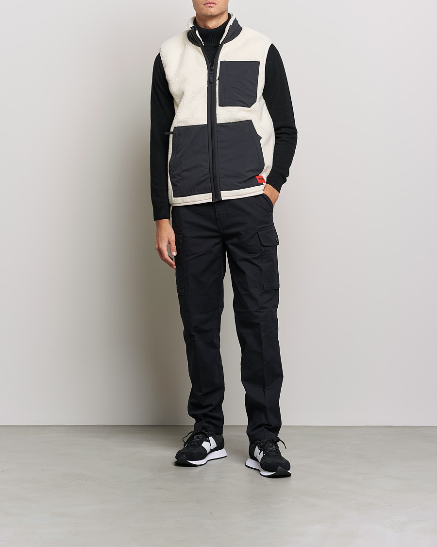 Heren | Truien | HUGO | Dangerine Teddy Vest Natural