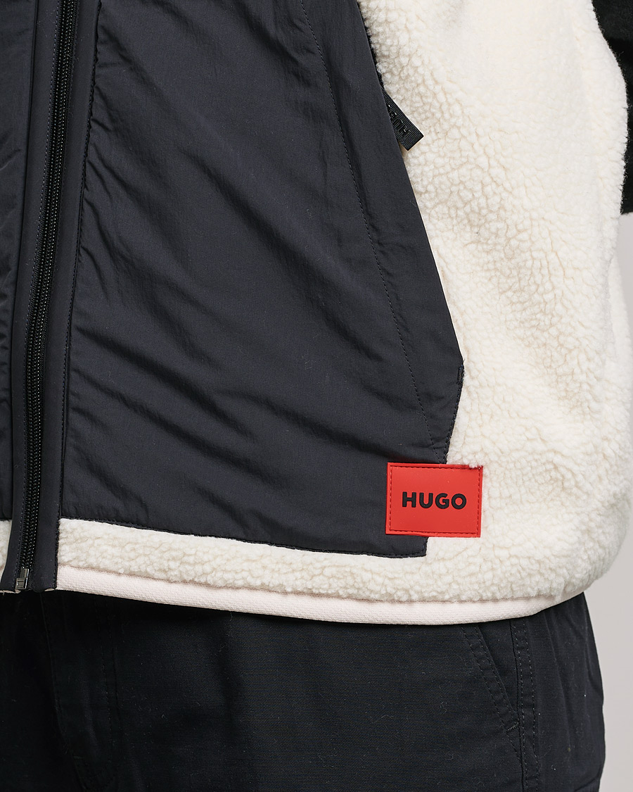 Heren | Truien | HUGO | Dangerine Teddy Vest Natural