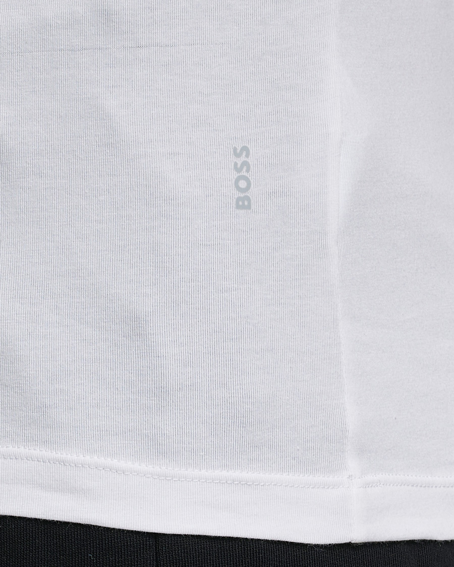 Heren | T-shirts | BOSS BLACK | 2-Pack V-Neck Slim Fit T-Shirt White