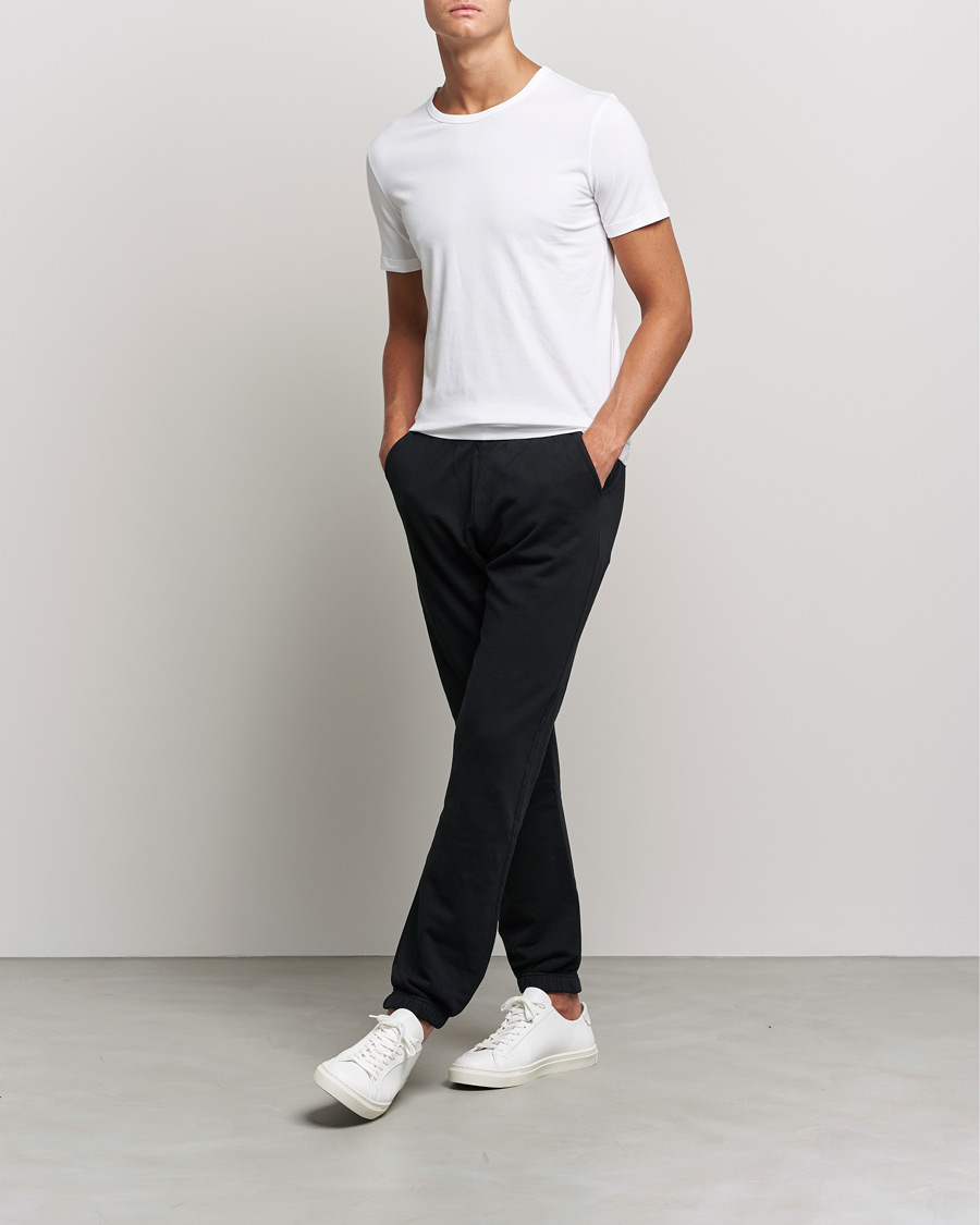 Heren | T-shirts | BOSS BLACK | 2-Pack Crew Neck Slim Fit T-Shirt White