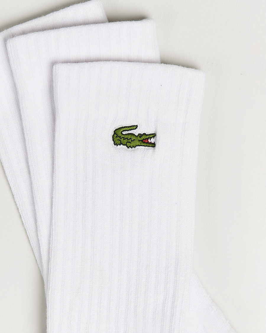 Heren |  | Lacoste Sport | 3-Pack Sport Socks White