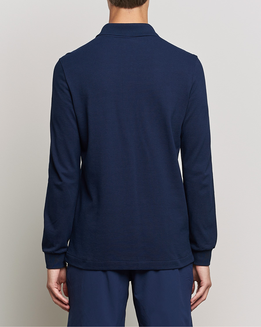 Heren | Truien | Lacoste Sport | Performance Long Sleeve Polo Navy Blue