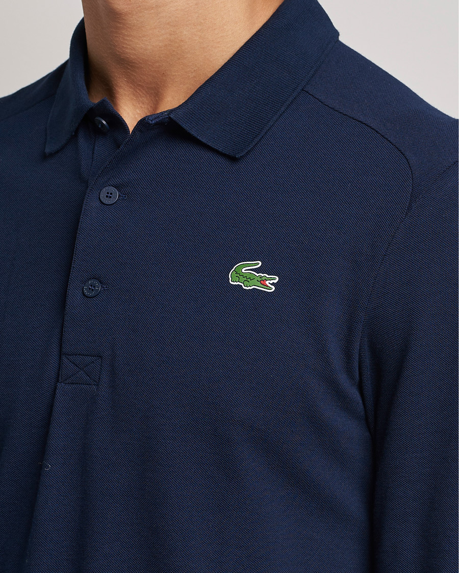 Heren | Truien | Lacoste Sport | Performance Long Sleeve Polo Navy Blue