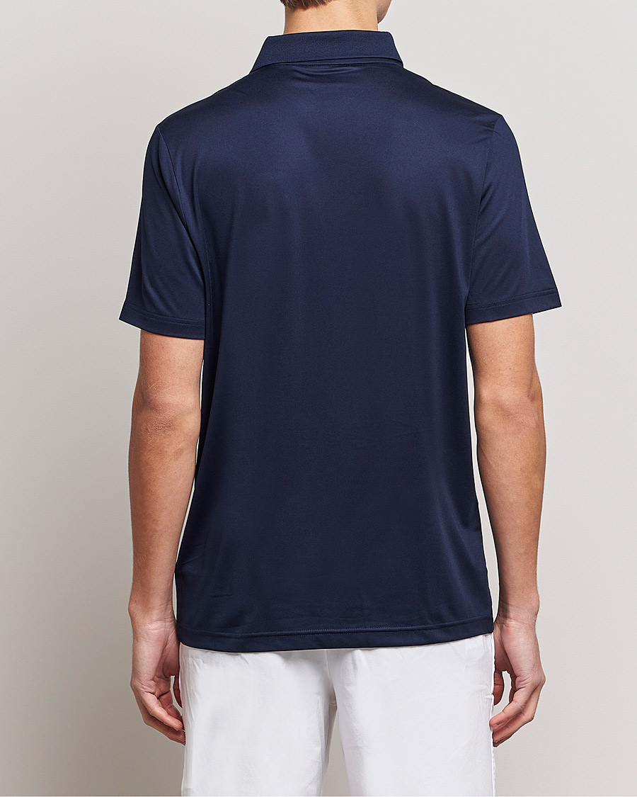 Heren | Polo's | Lacoste Sport | Performance Striped Polo Navy Blue