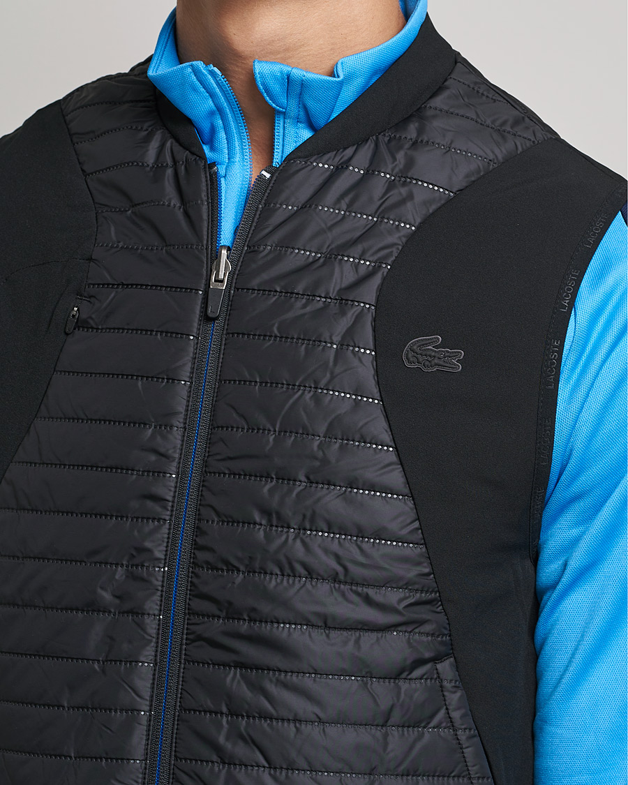 Heren | Jassen | Lacoste Sport | Reversible Performance Vest Black/Blue