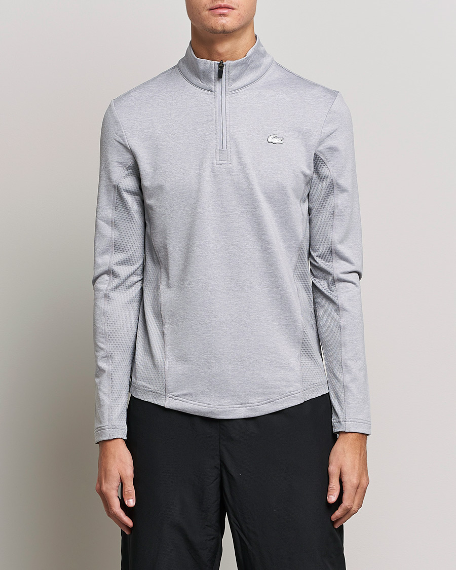 Heren | Truien | Lacoste Sport | Performance Midlayer Half Zip Silver Chine
