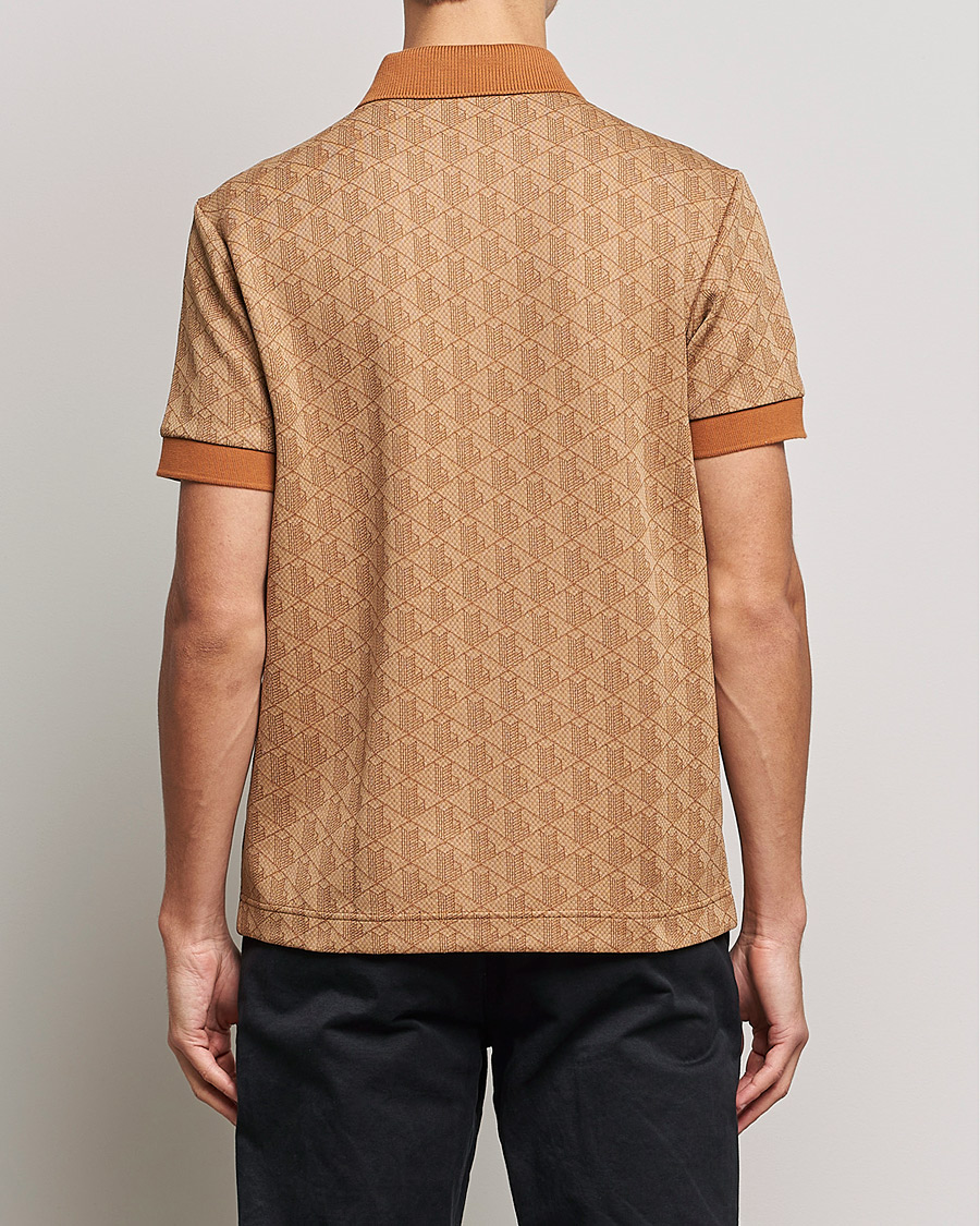 Heren | Polo's | Lacoste | Classic Fit Monogram Jacquard Polo Viennese