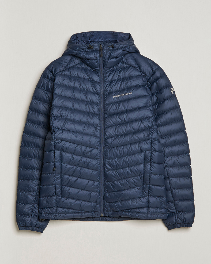 Heren | Jassen | Peak Performance | Frost Liner Down Hooded Jacket  Blue Shadow