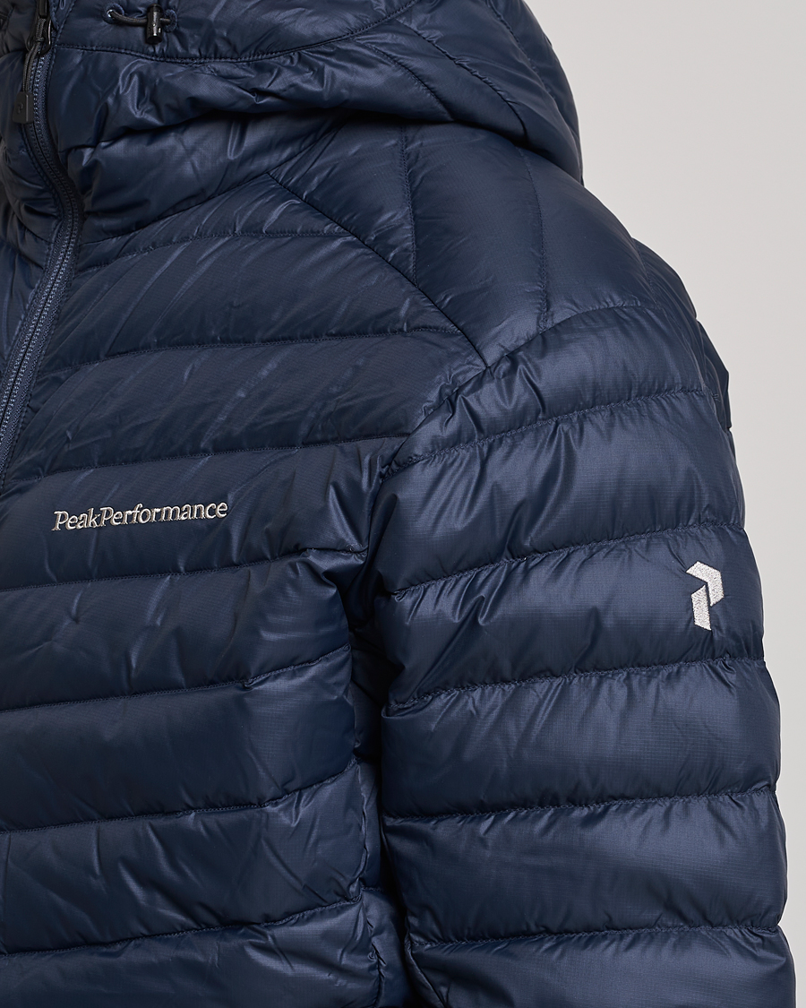 Heren | Jassen | Peak Performance | Frost Liner Down Hooded Jacket  Blue Shadow