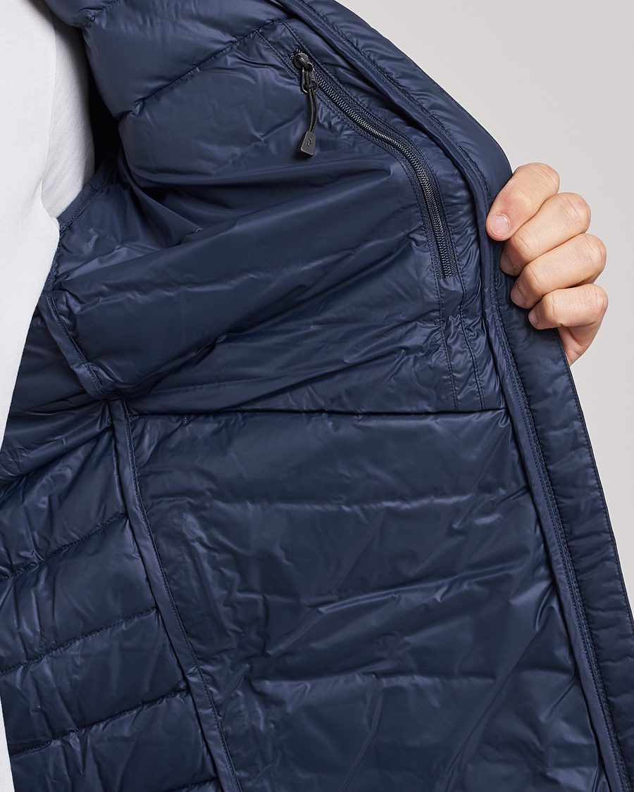 Heren | Jassen | Peak Performance | Frost Liner Down Hooded Jacket  Blue Shadow