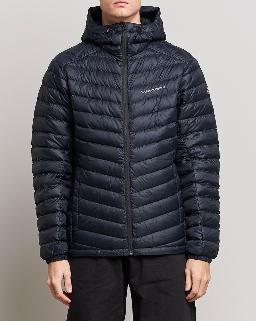 Heren | Lichtgewicht donsjassen | Peak Performance | Frost Liner Down Hooded Jacket  Black