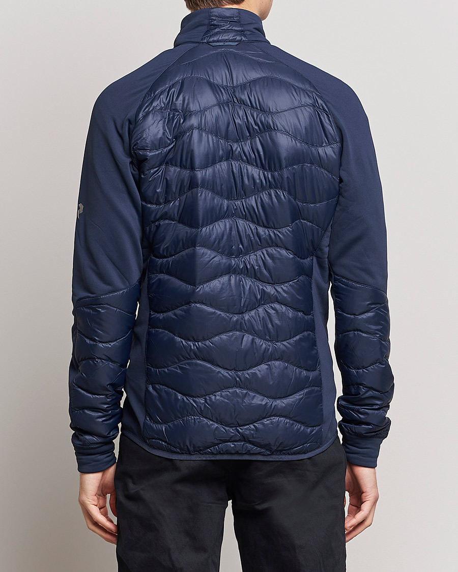 Heren | Jassen | Peak Performance | Helium Down Hybrid Jacket Blue Shadow