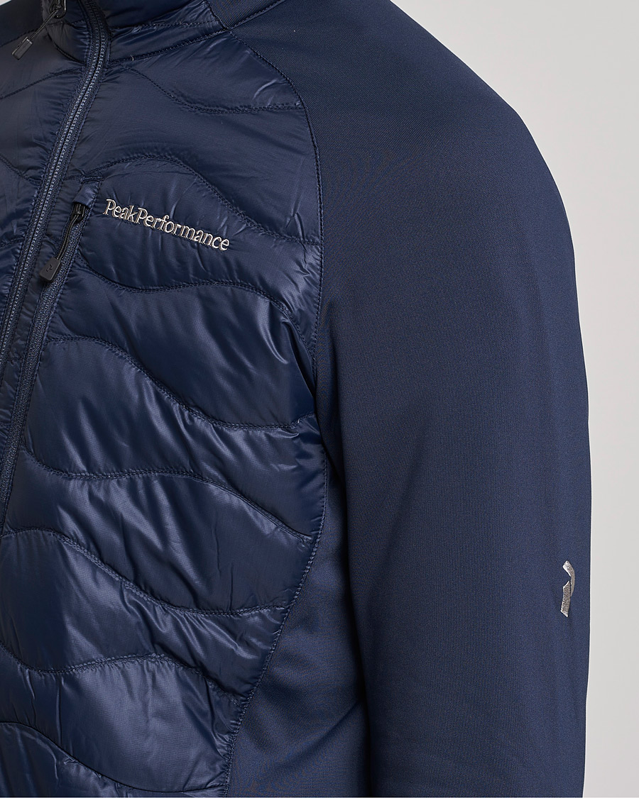 Heren | Jassen | Peak Performance | Helium Down Hybrid Jacket Blue Shadow