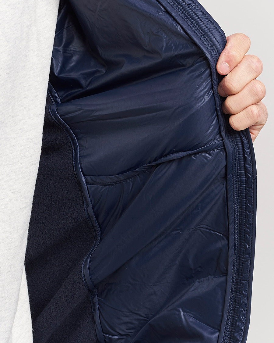 Heren | Jassen | Peak Performance | Helium Down Hybrid Jacket Blue Shadow