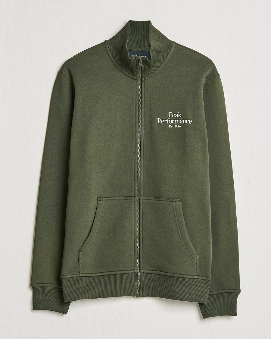 Heren | Truien | Peak Performance | Original Zip Forest Night