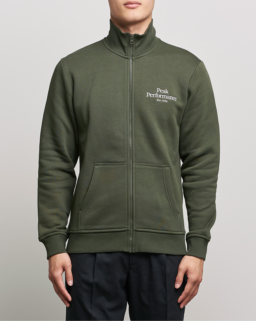 Heren | Truien | Peak Performance | Original Zip Forest Night