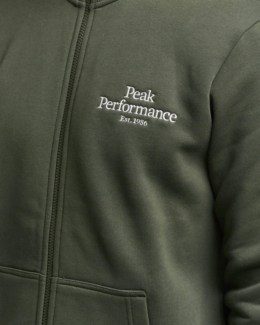 Heren | Truien | Peak Performance | Original Zip Forest Night