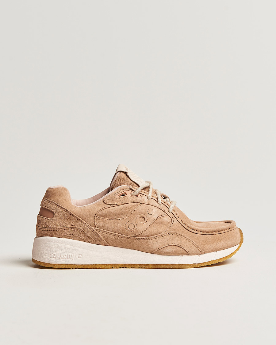 Heren | Saucony Shadow 6000 Moc Suede Sneaker Sand | Saucony | Shadow 6000 Moc Suede Sneaker Sand
