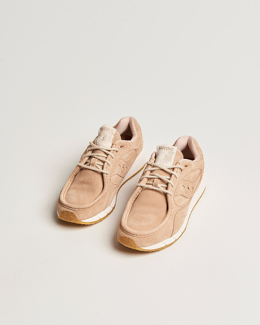 Heren | Saucony Shadow 6000 Moc Suede Sneaker Sand | Saucony | Shadow 6000 Moc Suede Sneaker Sand