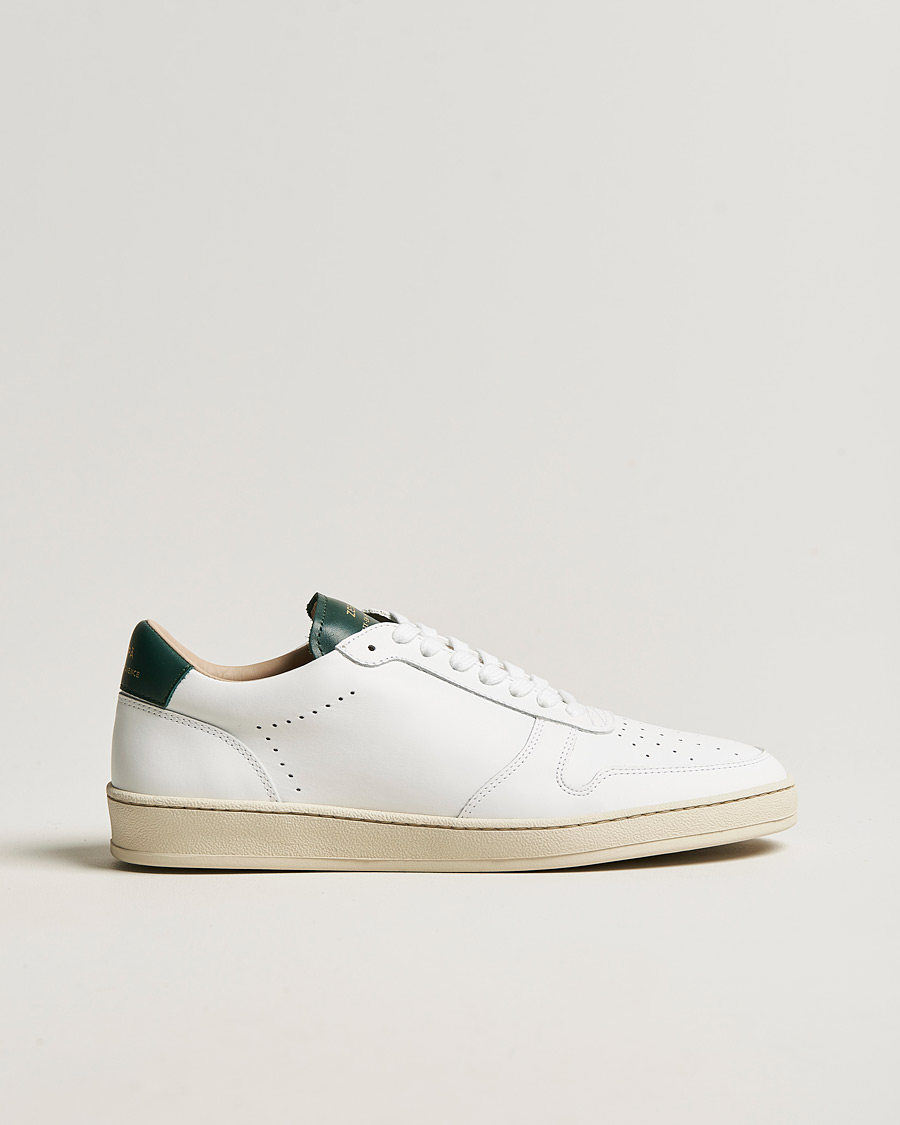 Heren | Zespà ZSP23 APLA Leather Sneakers Vert Sombre | Zespà | ZSP23 APLA Leather Sneakers Vert Sombre