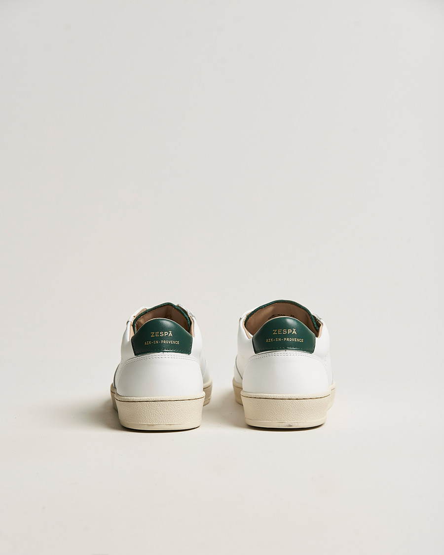 Heren | Zespà ZSP23 APLA Leather Sneakers Vert Sombre | Zespà | ZSP23 APLA Leather Sneakers Vert Sombre