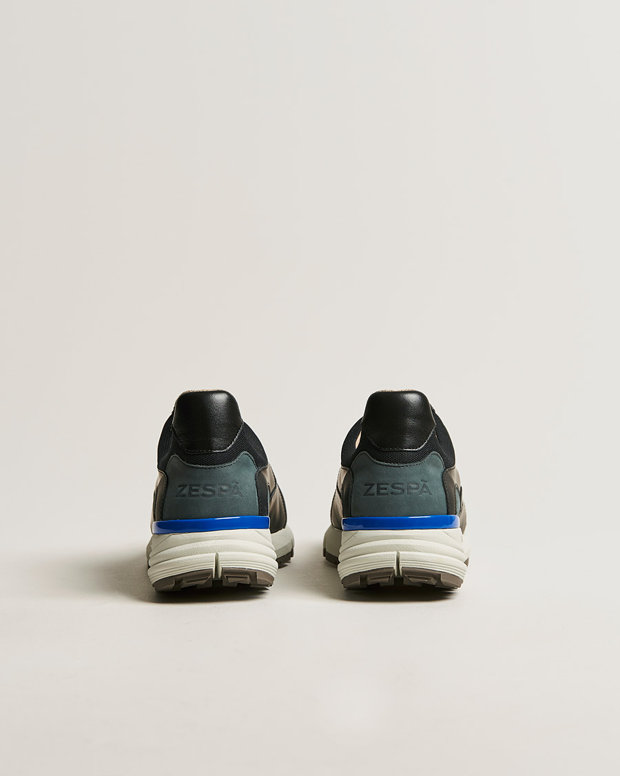 Heren | Zespà ZSP Trail Outdoor Textile Sneakers Black/Anthracite | Zespà | ZSP Trail Outdoor Textile Sneakers Black/Anthracite
