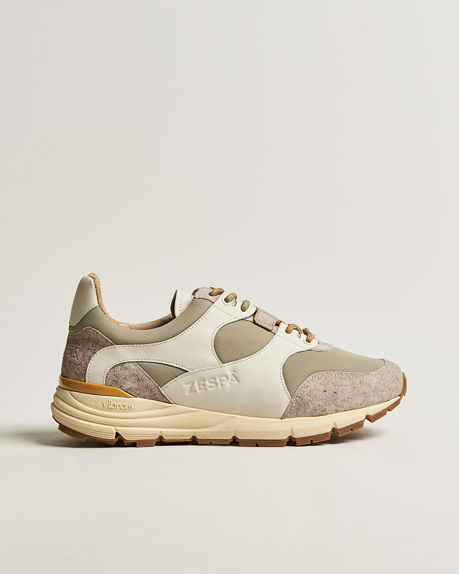 Heren | Zespà ZSP Trail Outdoor Textile Sneakers Taupe | Zespà | ZSP Trail Outdoor Textile Sneakers Taupe