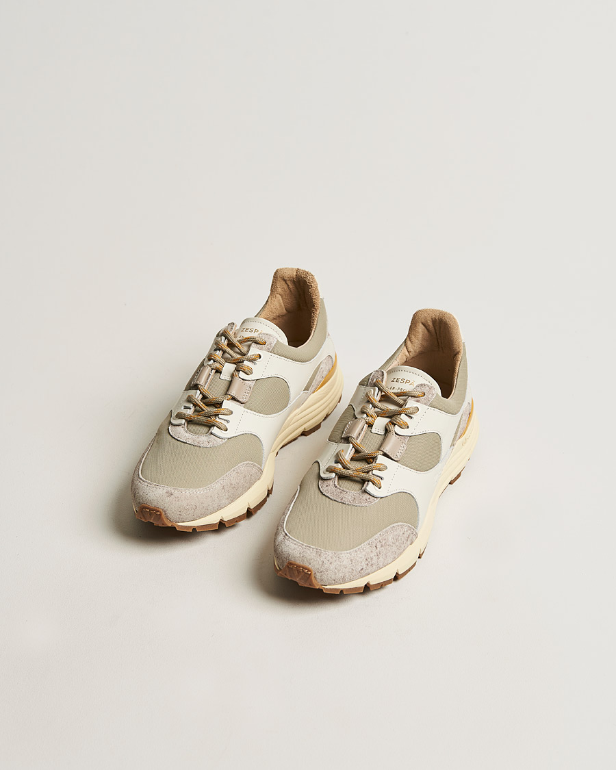 Heren | Zespà ZSP Trail Outdoor Textile Sneakers Taupe | Zespà | ZSP Trail Outdoor Textile Sneakers Taupe