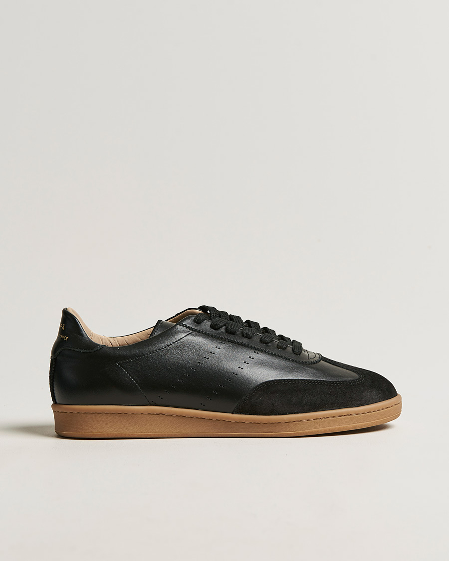 Heren | Zespà ZSP GT Calf Nappa Leather Sneakers Black | Zespà | ZSP GT Calf Nappa Leather Sneakers Black
