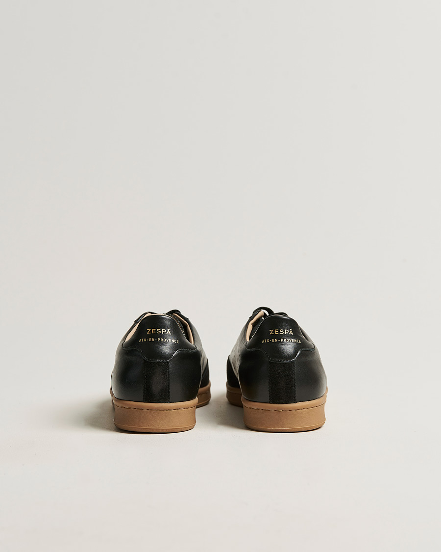 Heren | Zespà ZSP GT Calf Nappa Leather Sneakers Black | Zespà | ZSP GT Calf Nappa Leather Sneakers Black