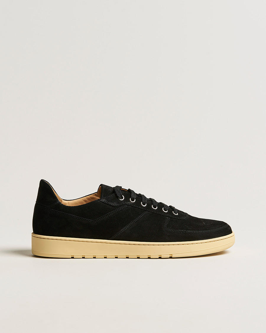 Heren | C.QP Center Retro Suede Sneaker Old Black | CQP | C.QP Center Retro Suede Sneaker Old Black