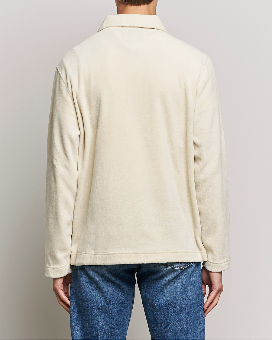 Heren | Truien | NN07 | Vinny Micro Fleece Polo Ecru