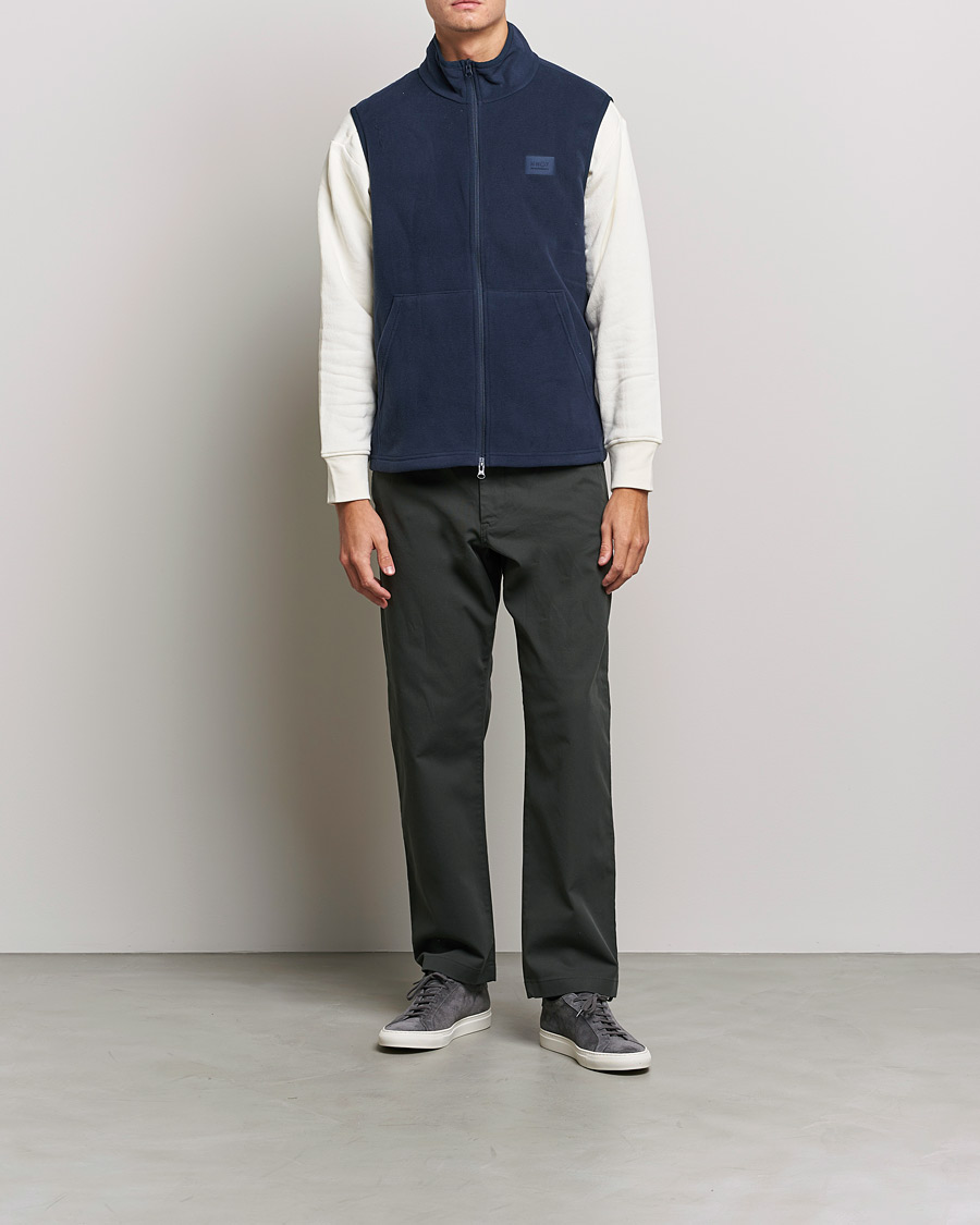 Heren | Truien | NN07 | Vinny Micro Fleece Vest Navy