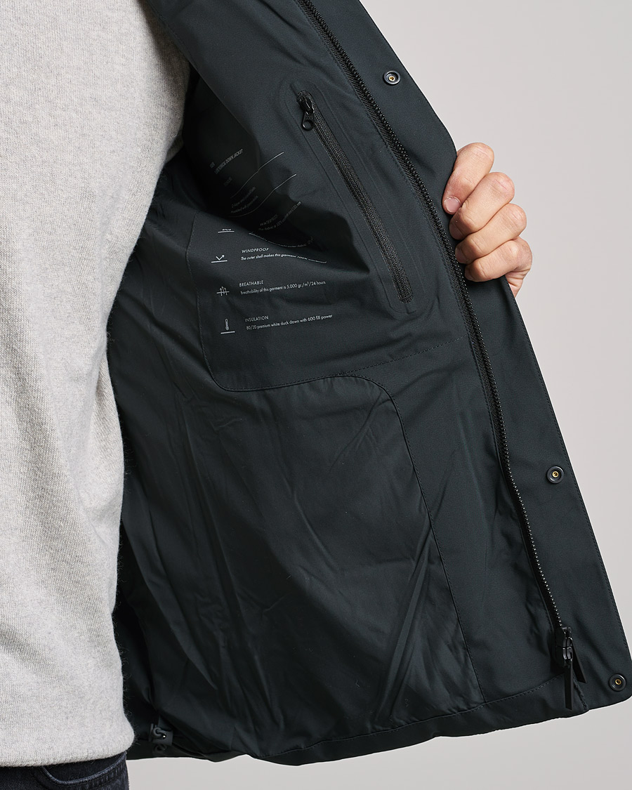 Heren | Jassen | NN07 | Golfie Padded Down Jacket Dark Grey