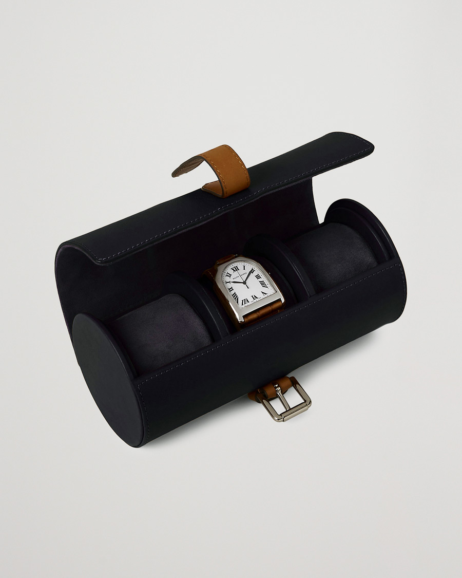 Heren |  | Ralph Lauren Home | Toledo Leather Watch Case Navy