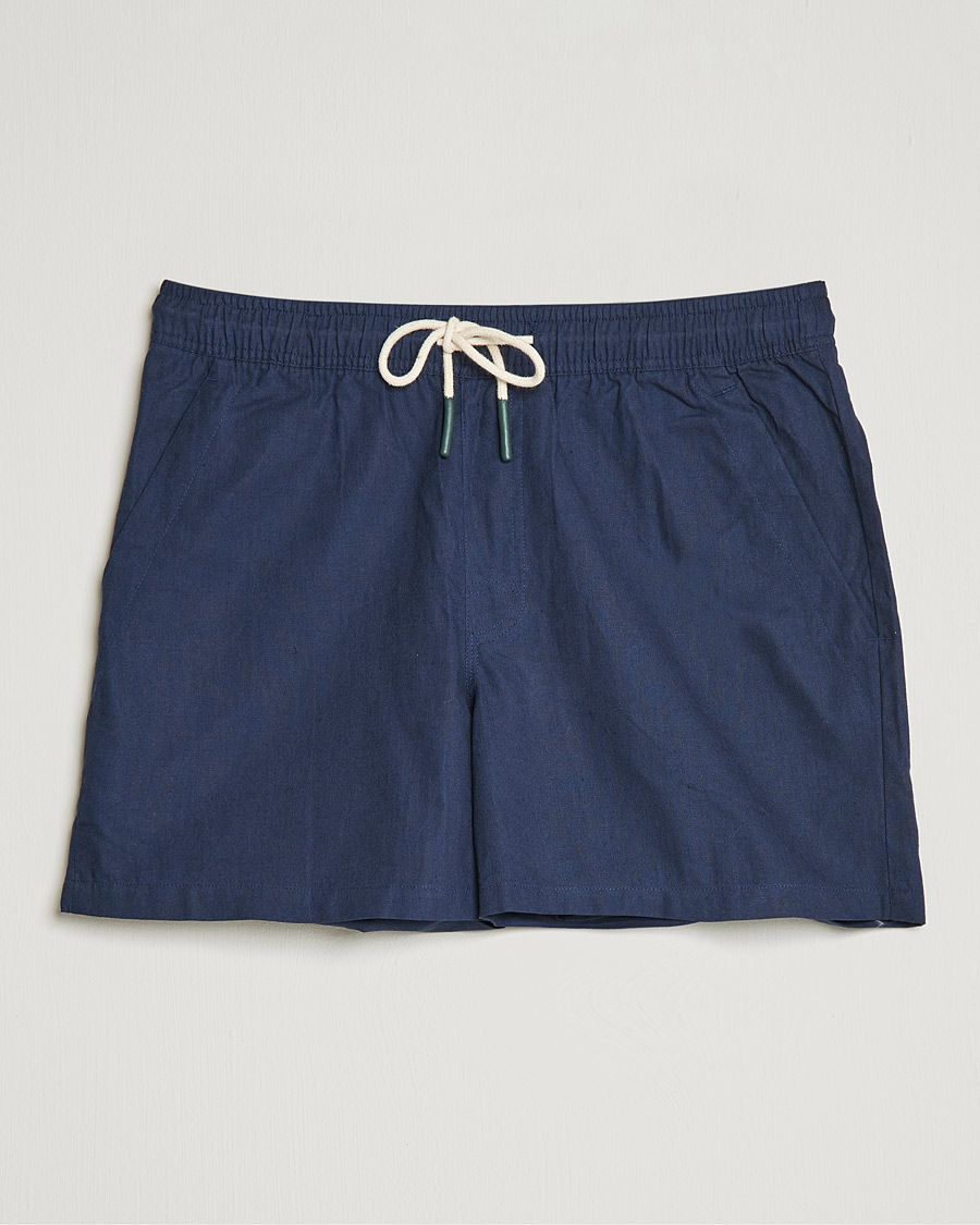 Heren | Korte broek | OAS | Linen Shorts Navy