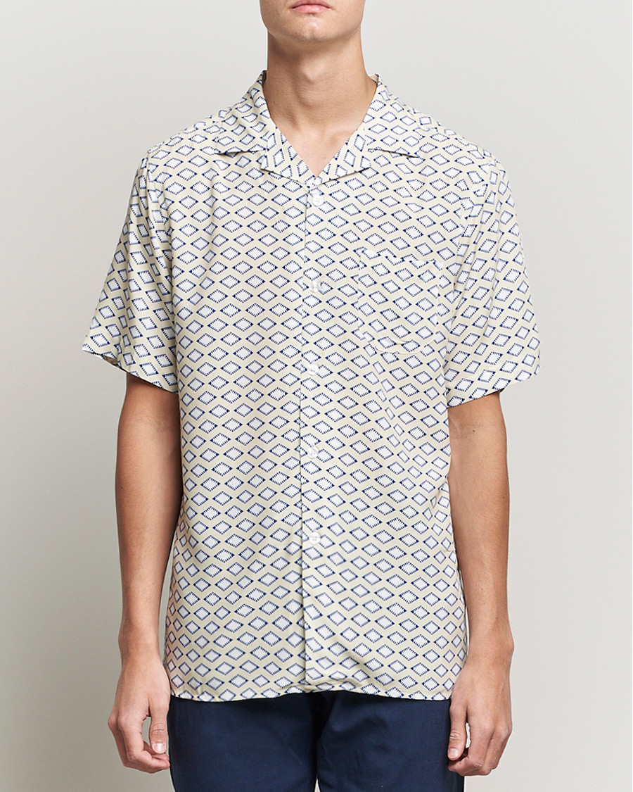 Heren | Overhemden | OAS | Viscose Resort Short Sleeve Shirt La Place