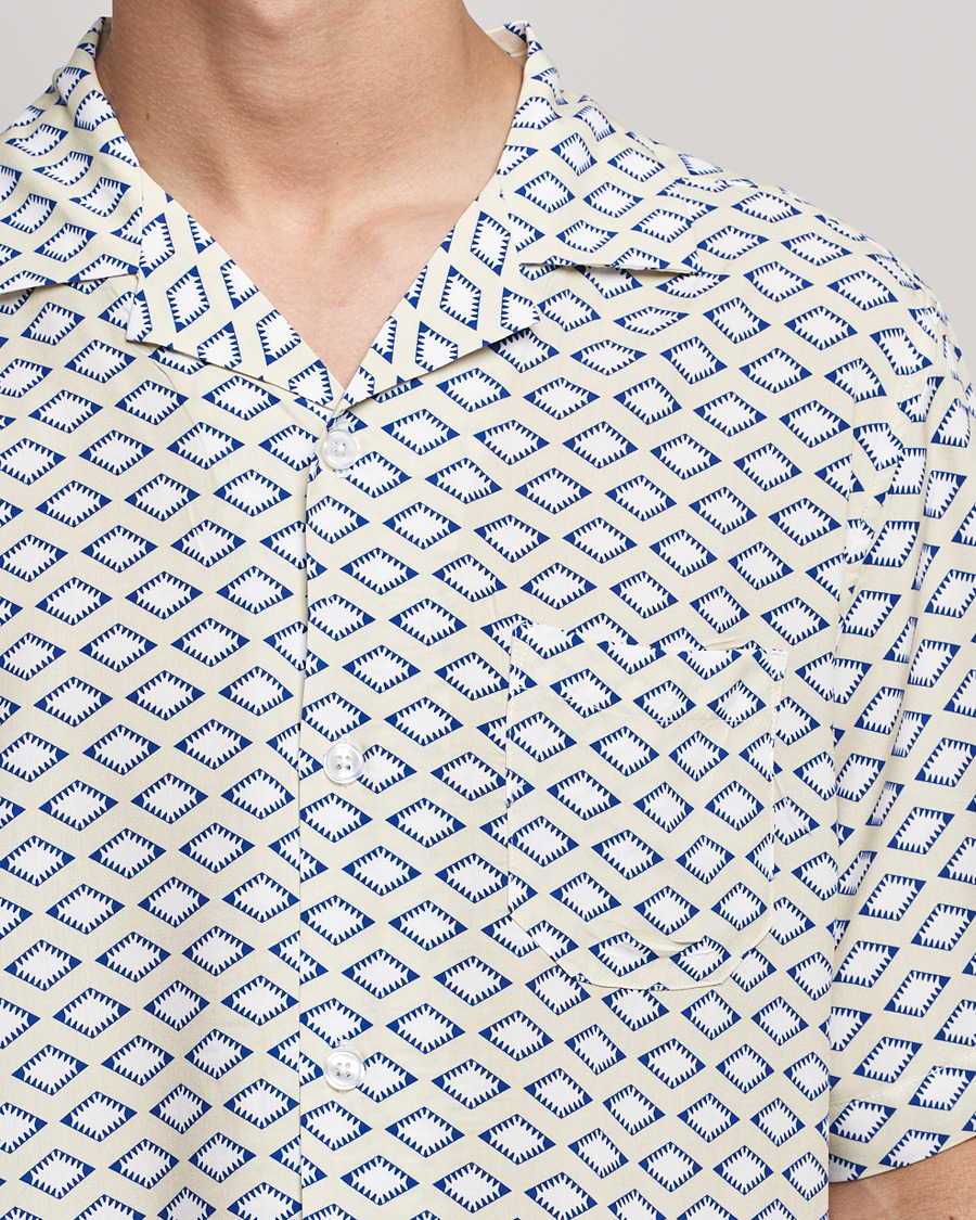 Heren | Overhemden | OAS | Viscose Resort Short Sleeve Shirt La Place
