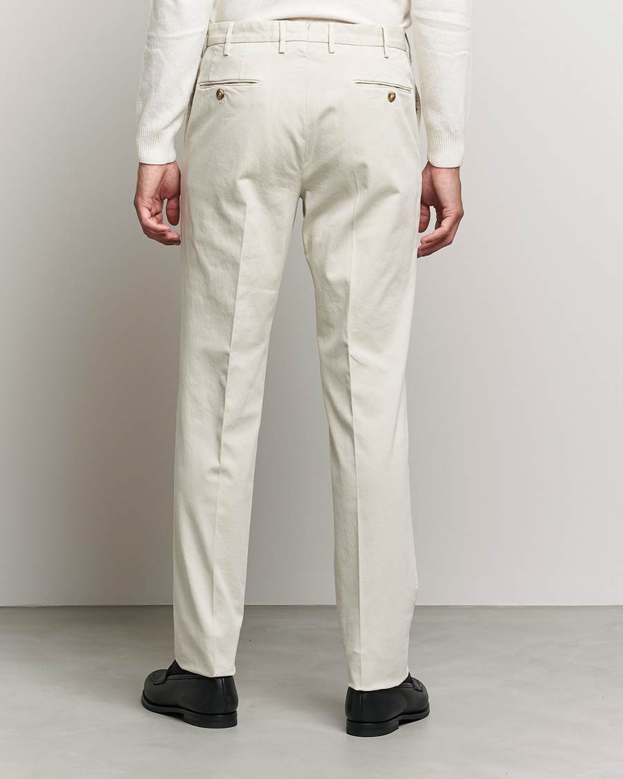 Heren | Broeken | Incotex | Regular Fit Cotton Stretch Chinos Light Beige