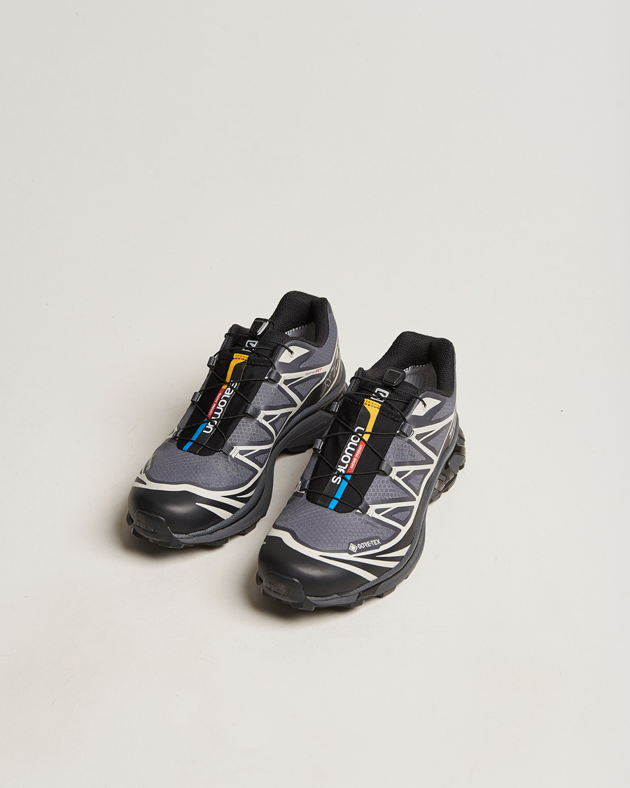 Heren | Salomon XT-6 GTX Sneakers Black/Ebony | Salomon | XT-6 GTX Sneakers Black/Ebony
