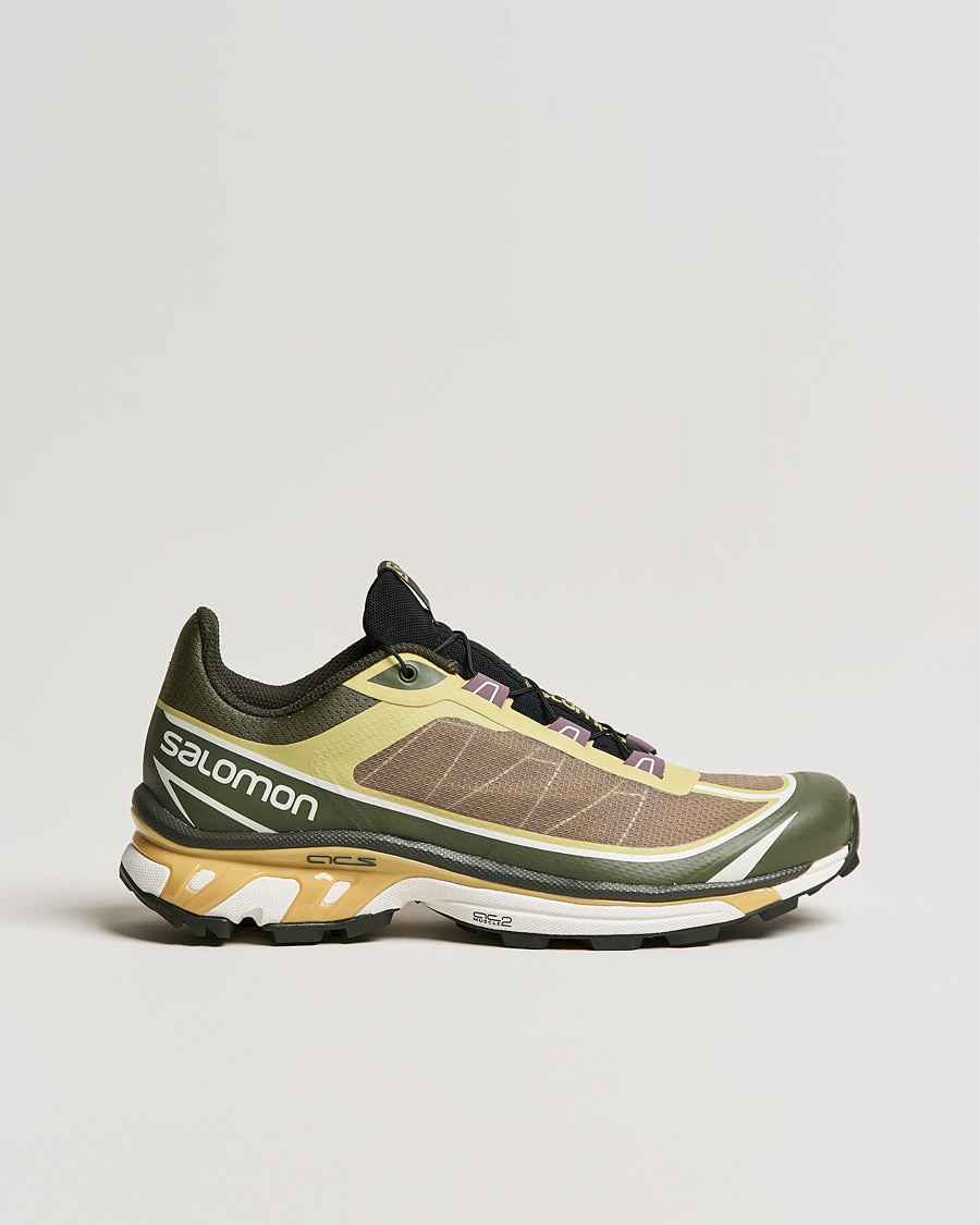 Heren | Salomon XT-6 Running Sneakers Kelp | Salomon | XT-6 Running Sneakers Kelp