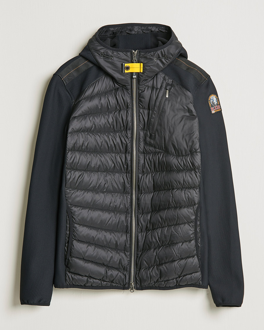Heren | Jassen | Parajumpers | Nolan Hybrid Hooded Jacket Black
