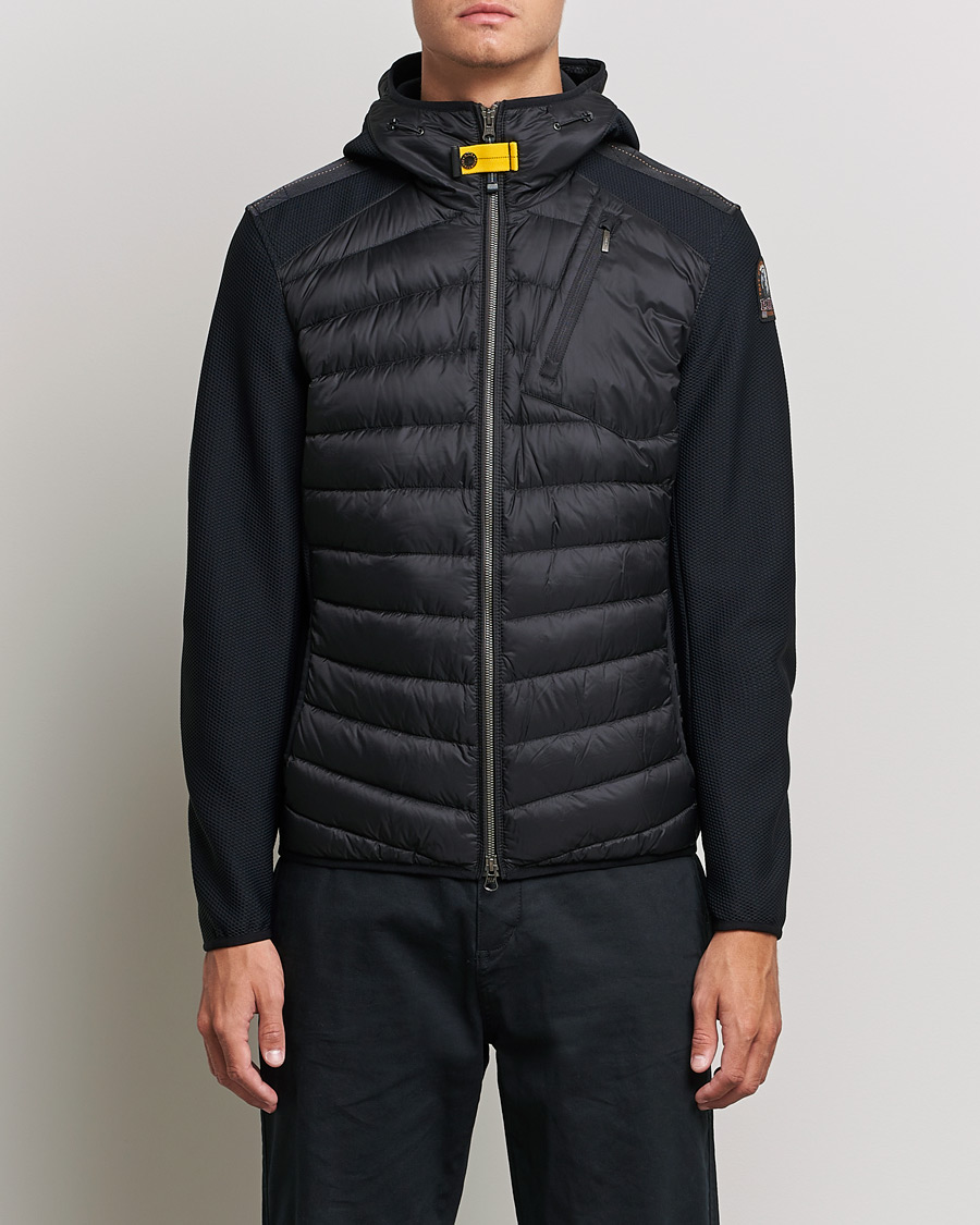 Heren | Jassen | Parajumpers | Nolan Hybrid Hooded Jacket Black