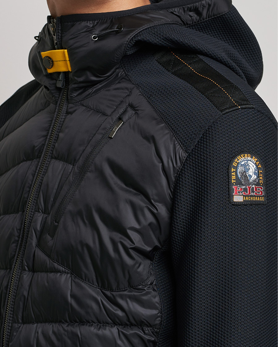 Heren | Jassen | Parajumpers | Nolan Hybrid Hooded Jacket Black
