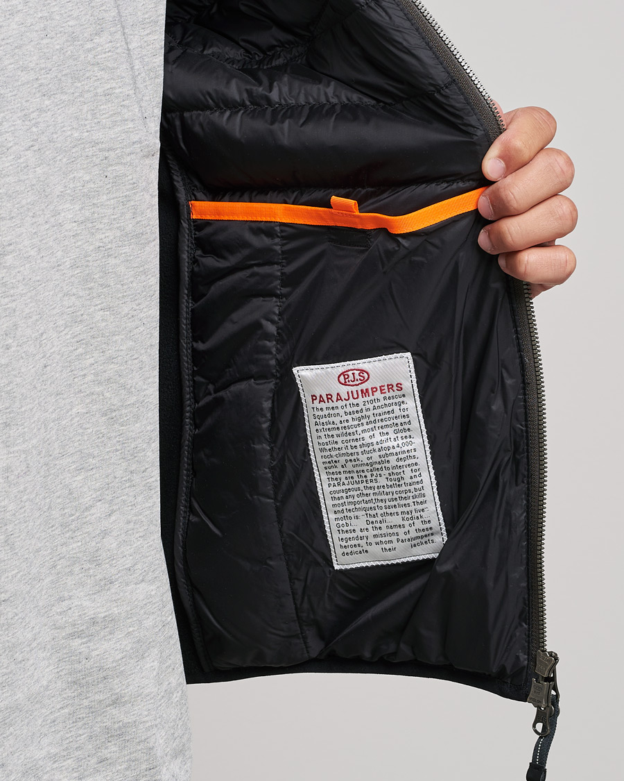 Heren | Jassen | Parajumpers | Nolan Hybrid Hooded Jacket Black