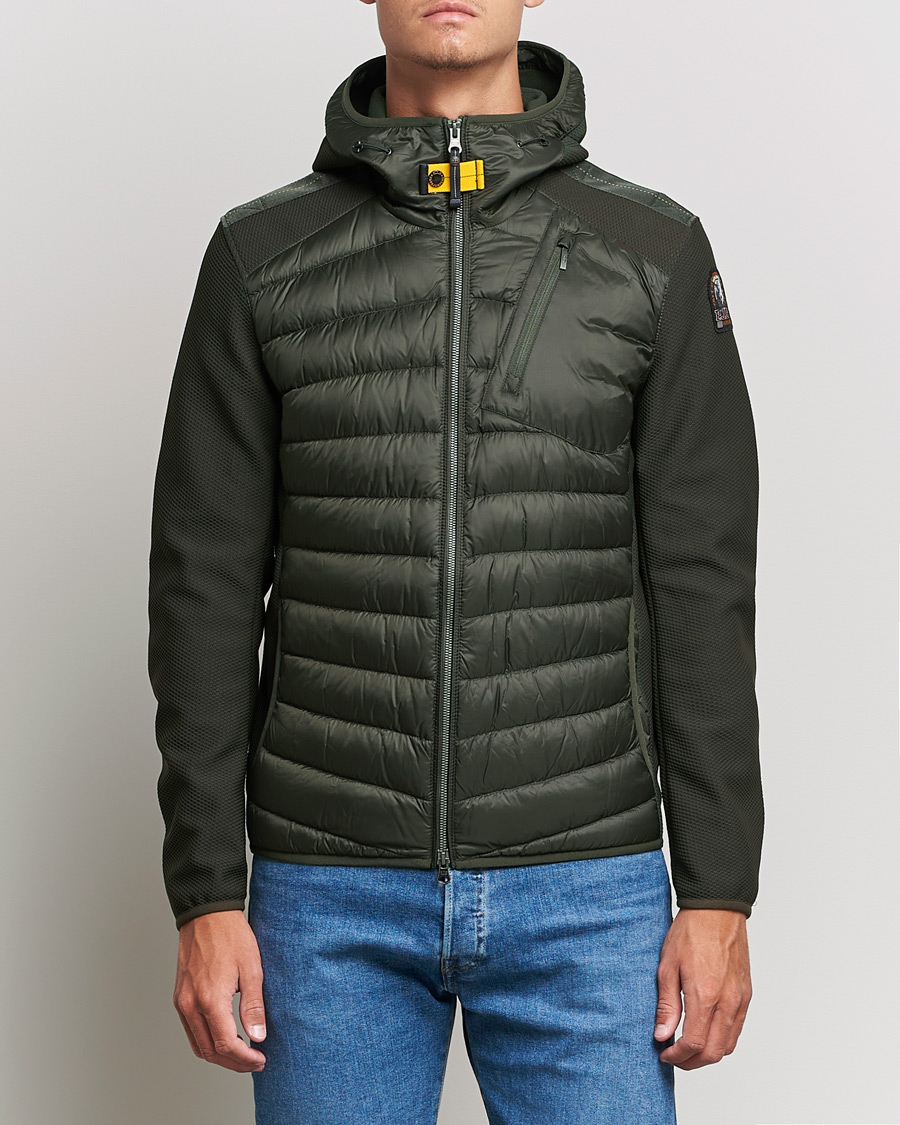 Heren | Jassen | Parajumpers | Nolan Hybrid Hooded Jacket Sycamore