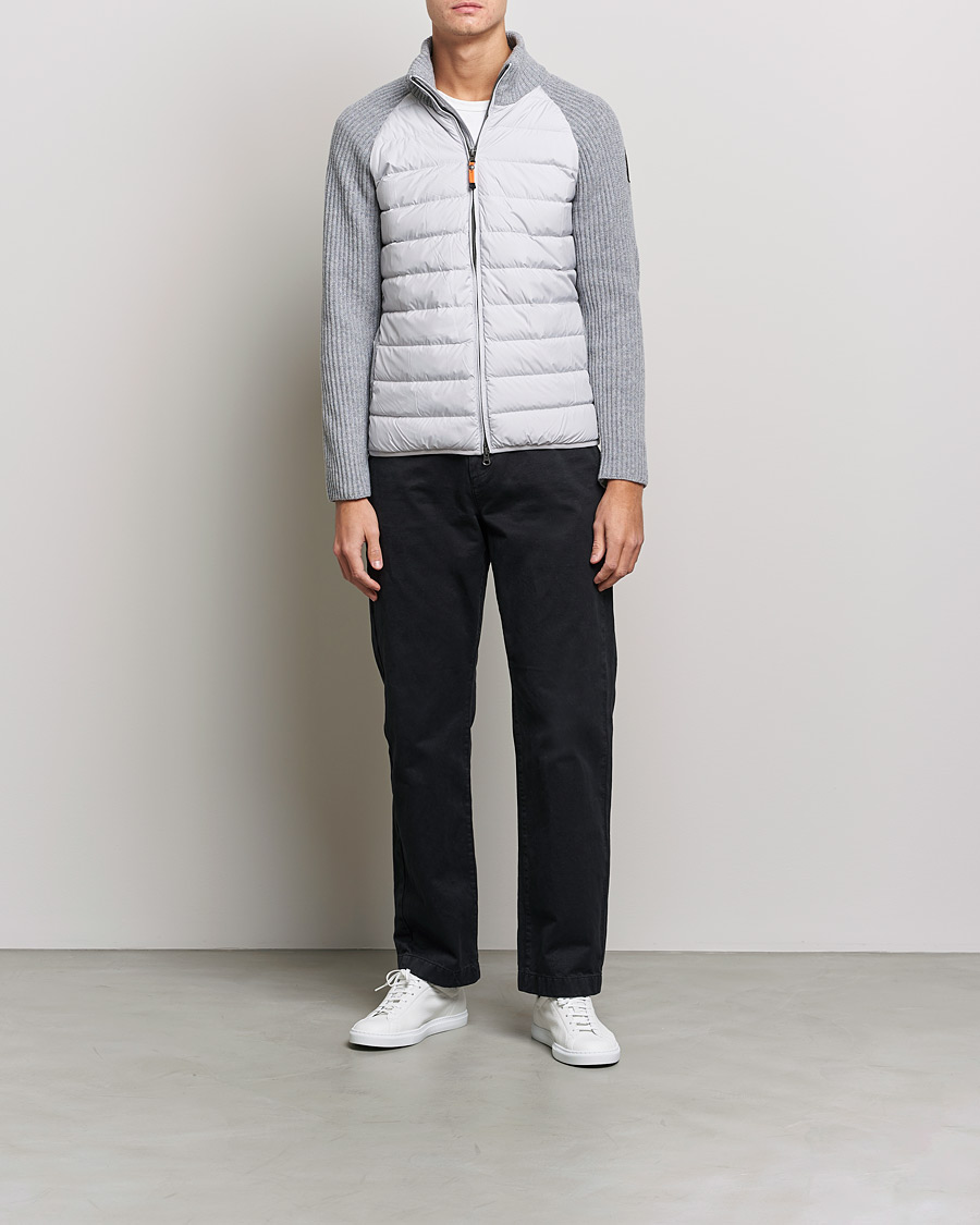 Heren | Jassen | Parajumpers | Olmo Hybrid Jacket Lunar Rock