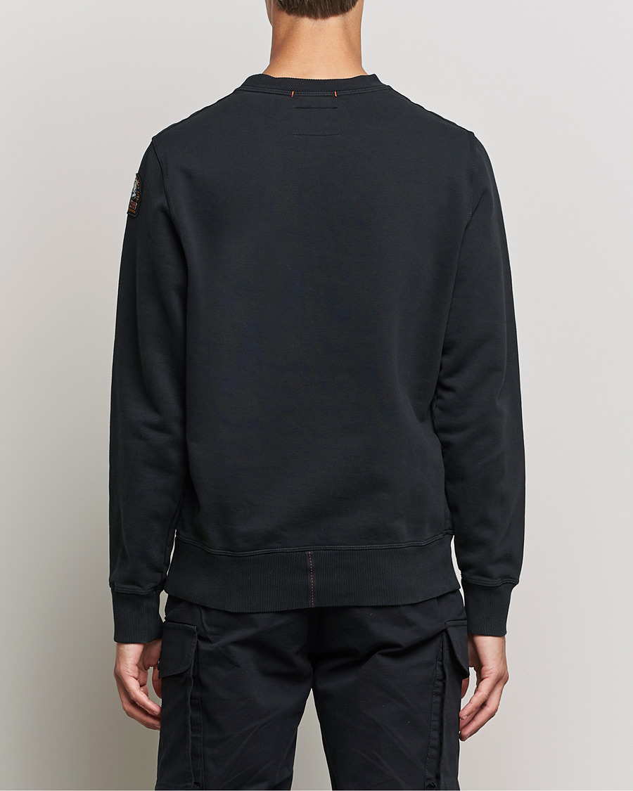 Heren | Truien | Parajumpers | Basic Cotton Fleece Sweatshirt Black